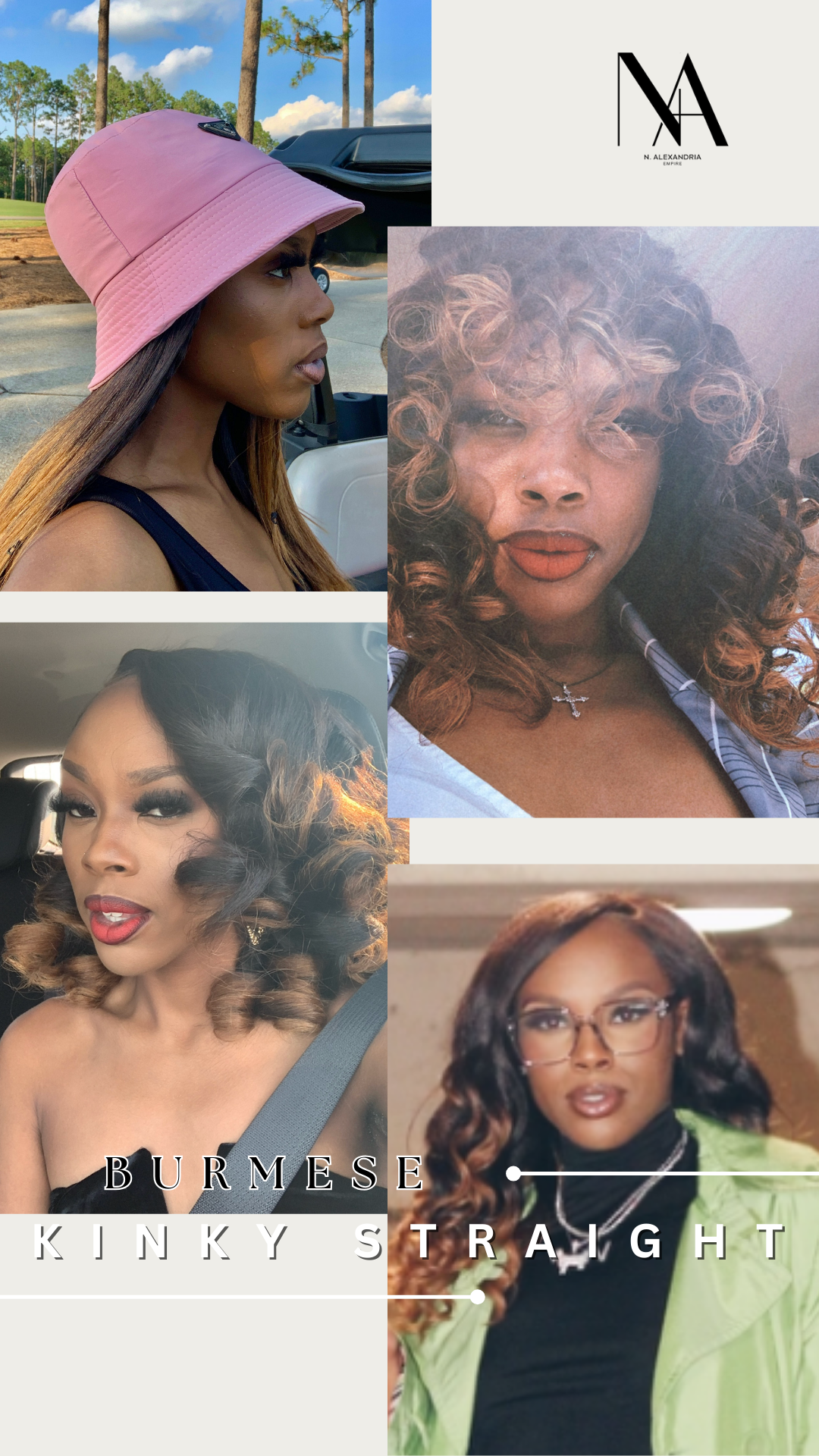 RAW Burmese Kinky Hair